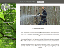 Tablet Screenshot of kingswoodtraining.com